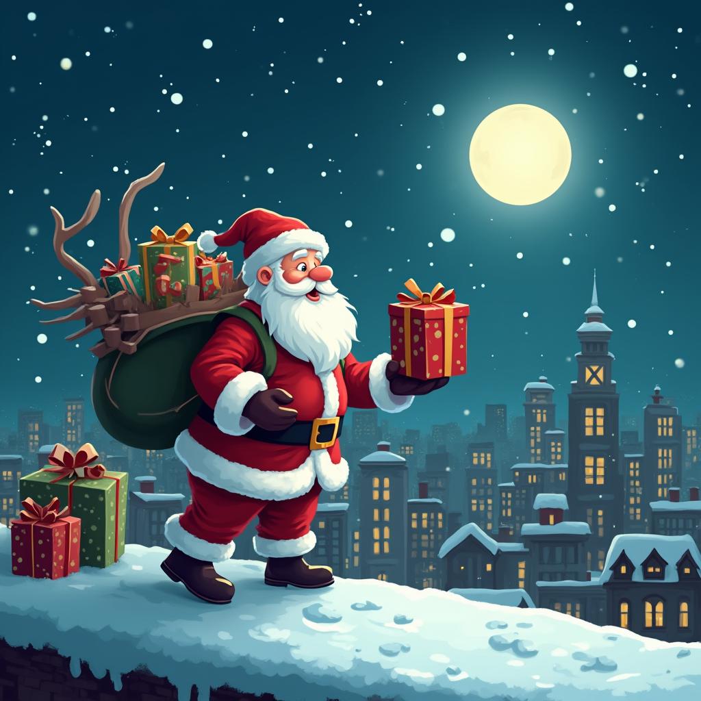 Christmas Surprise — holiday scratch cabinet